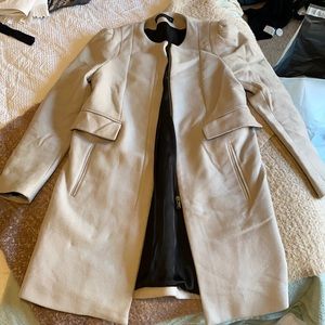 Medium Sand Zara Jacket - pockets, soft